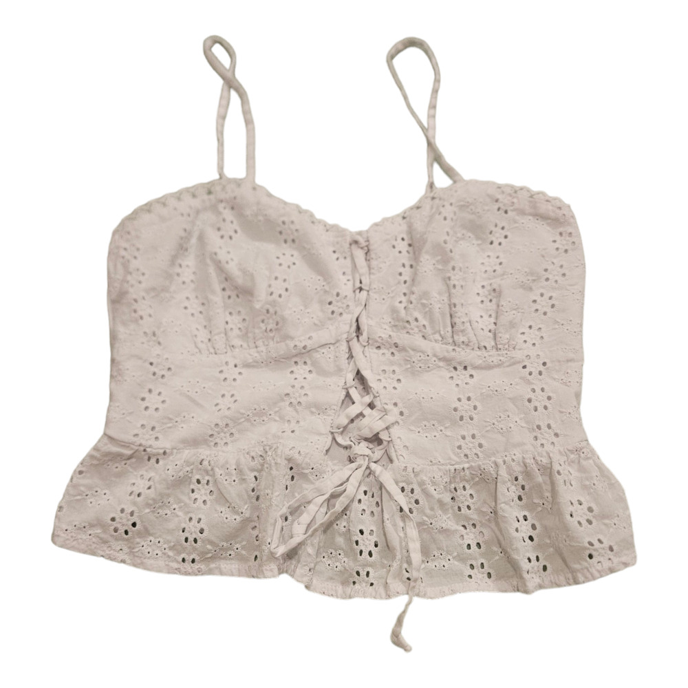 Wild Fable XS White Crop Top